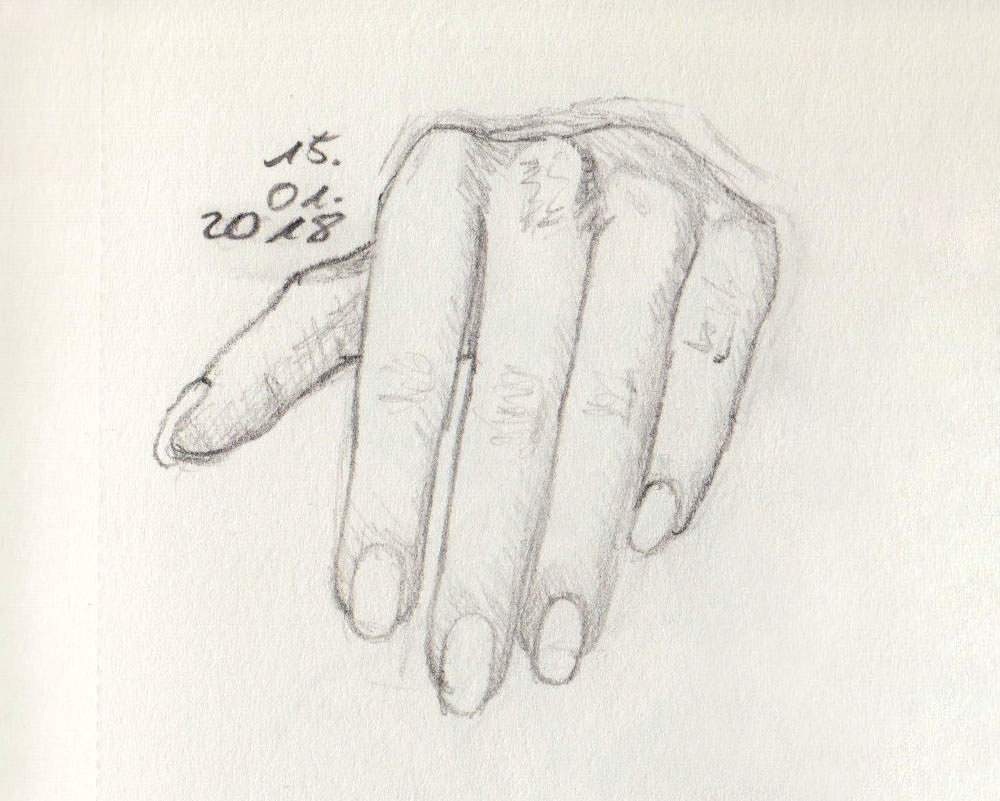 Skizze aus dem Skizzenbuch 12