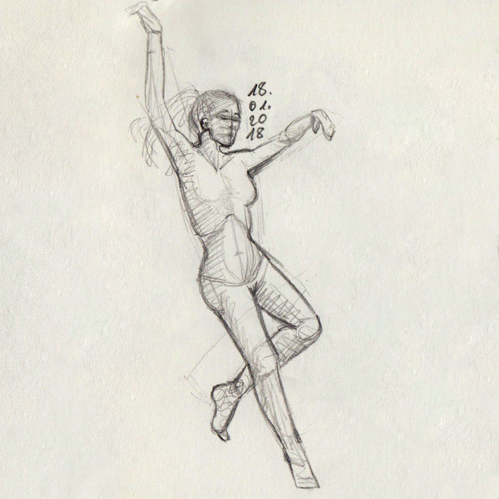 Skizze aus dem Skizzenbuch 14