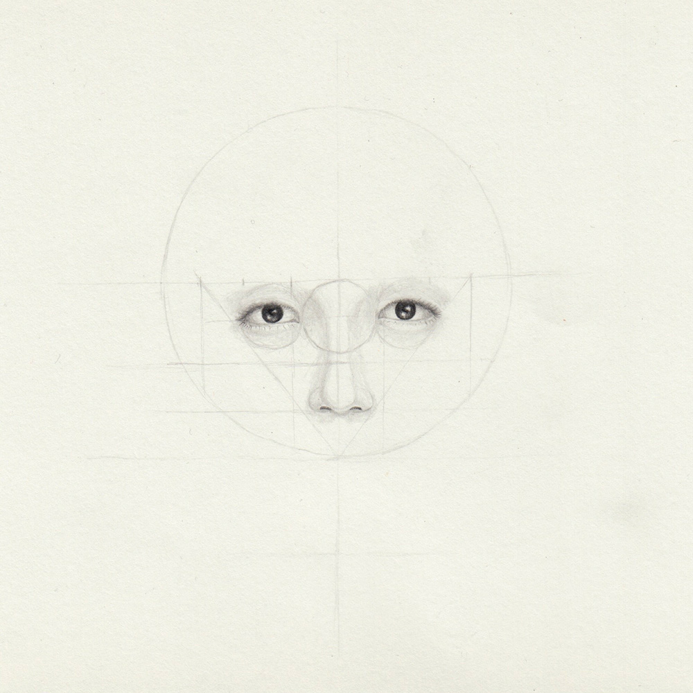 Kopf zeichnen: Nase