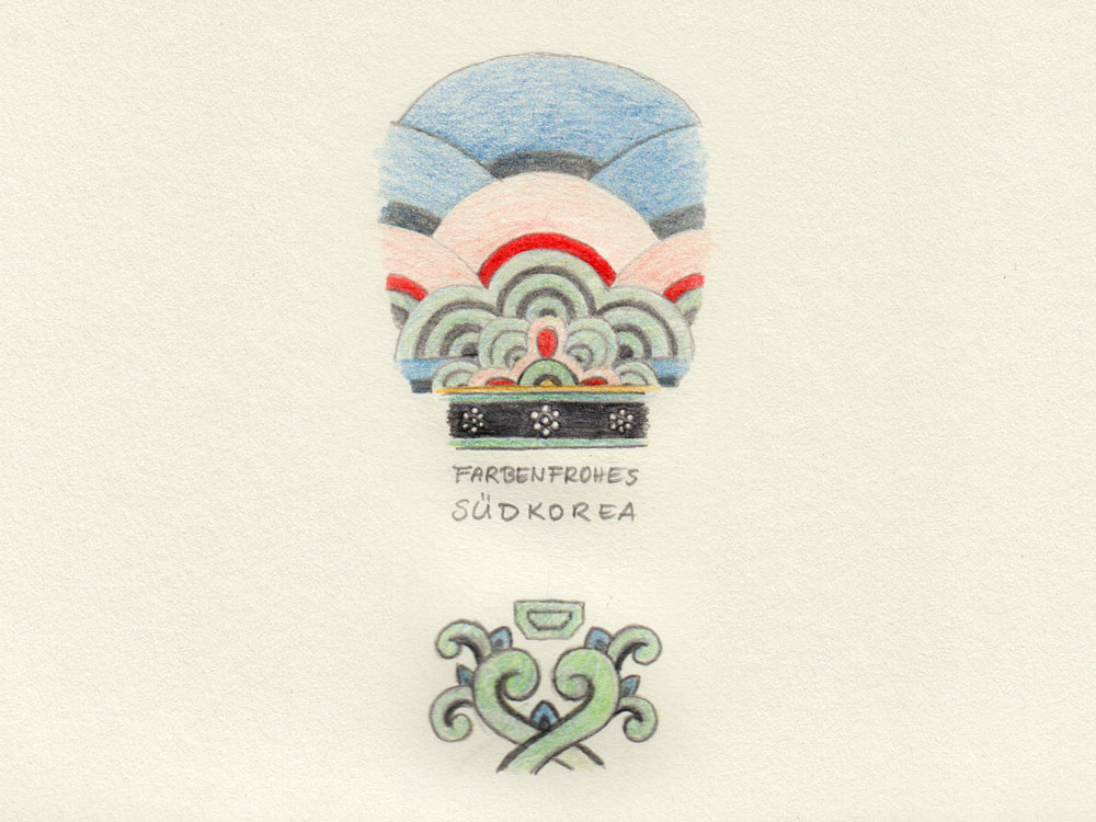 Farben und Muster Südkorea