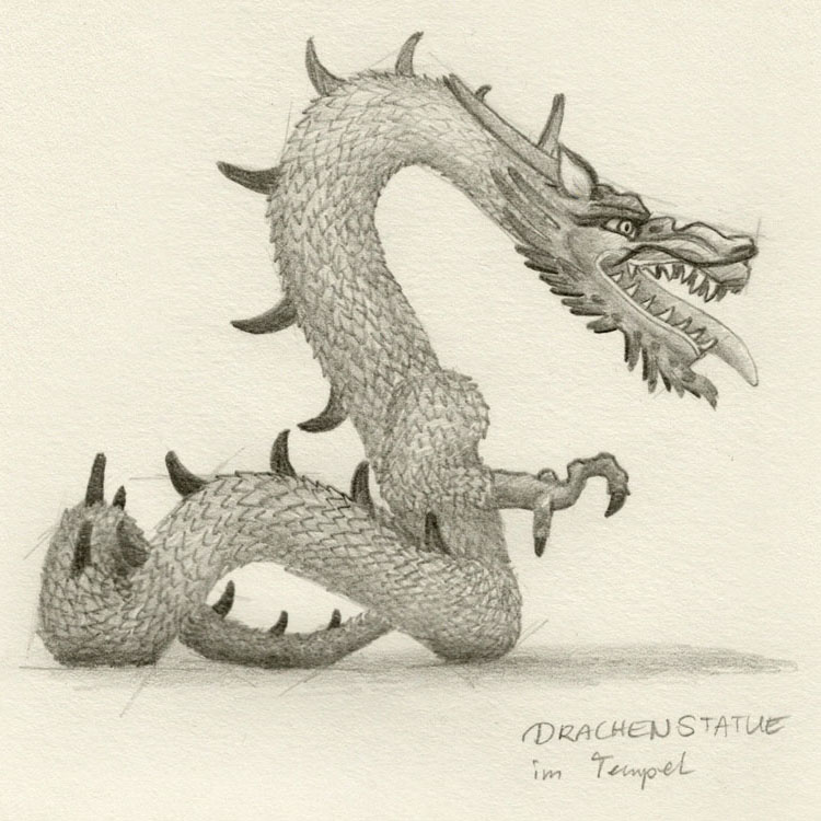 Pencil Drawings: Dragon
