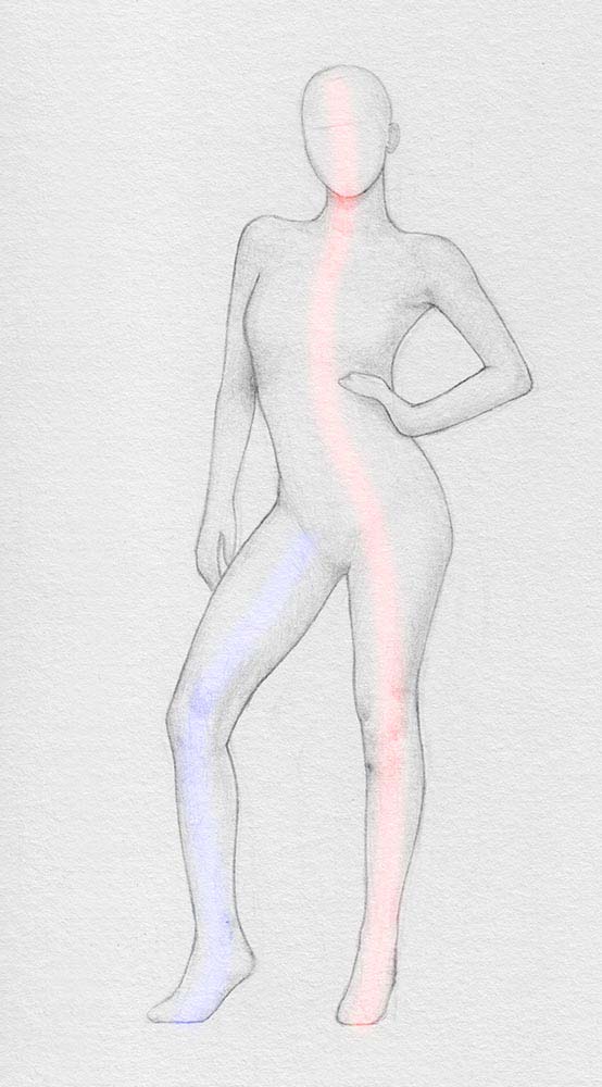 Pose Reference for Drawing: Standing Figure