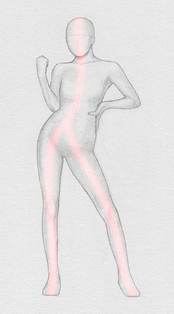 Pose Reference for Drawing: Standing Person