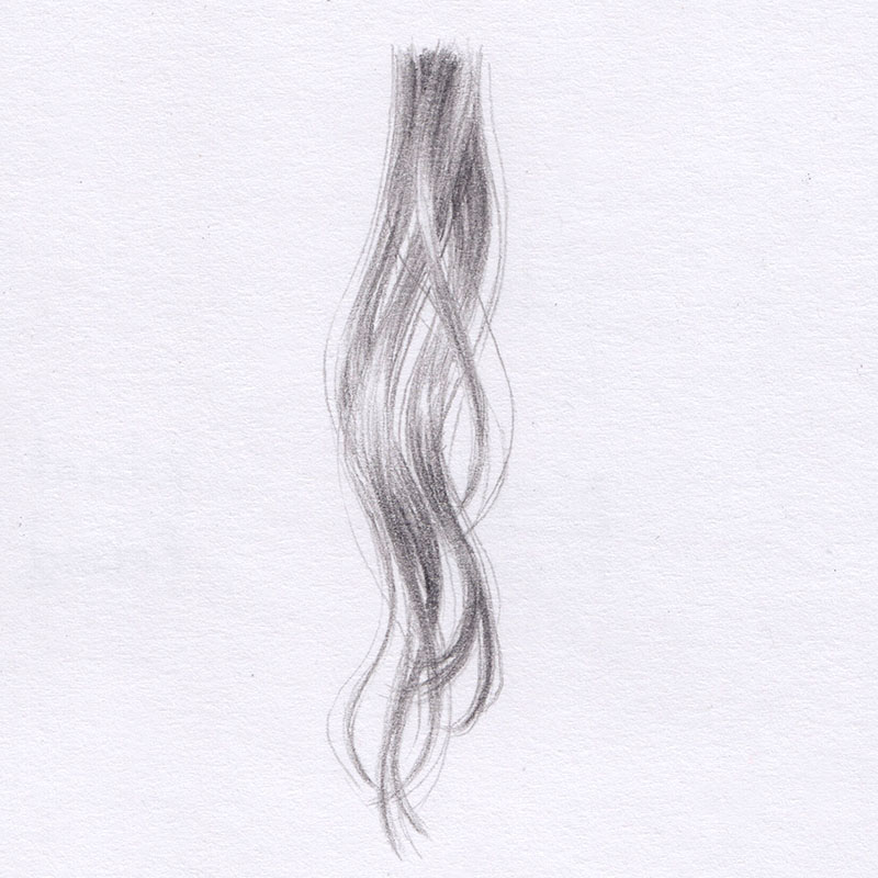 Drawing Wavy Hair