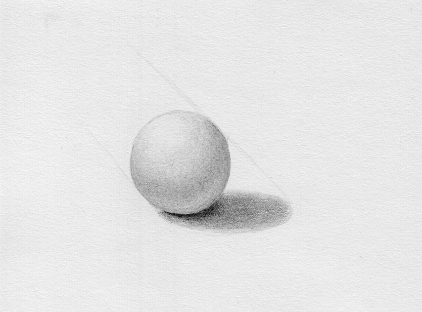 Drawing Light and Shadow on a Sphere