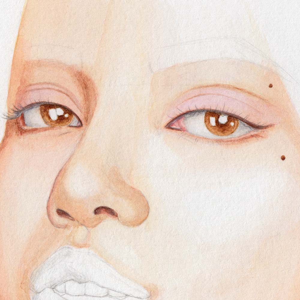 Blackpink Lisa Watercolor: Painting Eyes