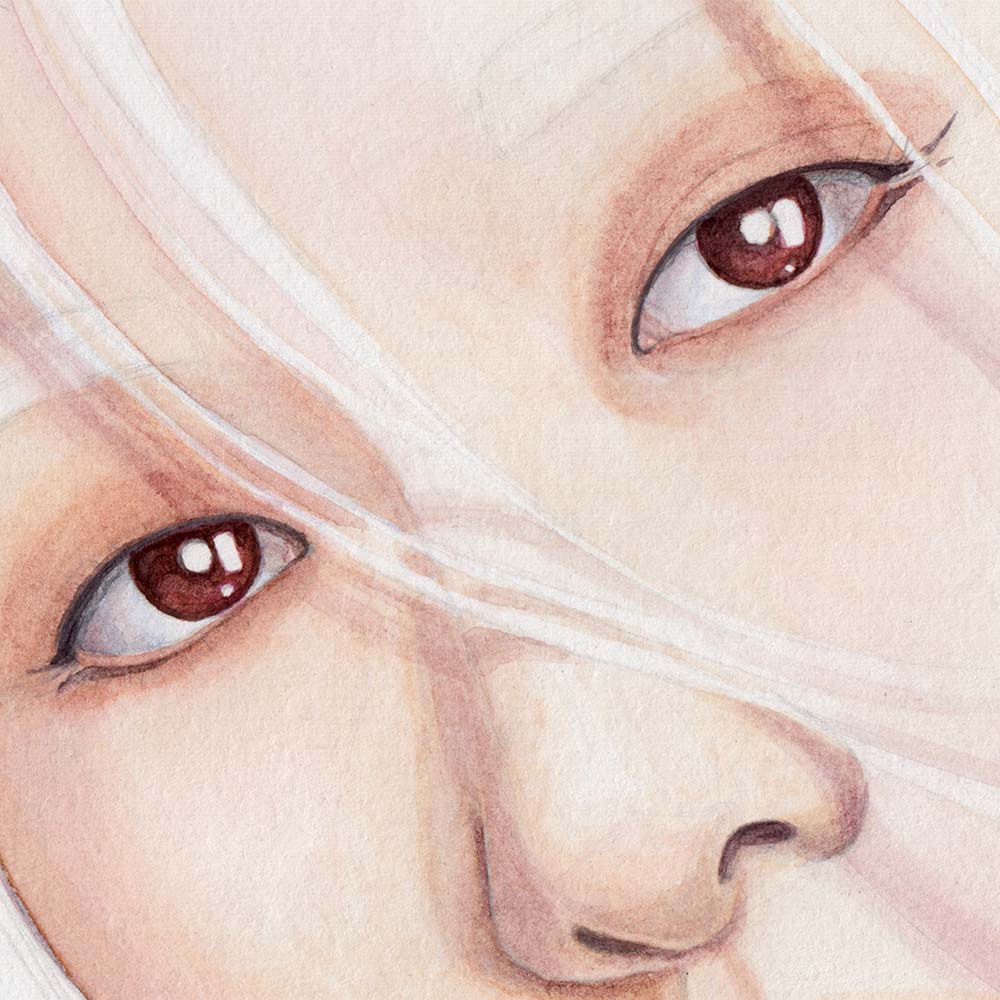 Blackpink Rosé Watercolor: Painting Eyes