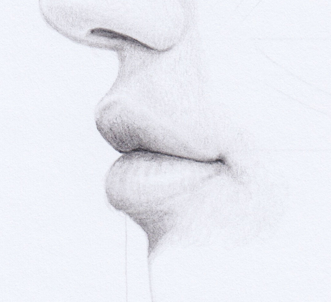 Side Profile Drawing: Mouth