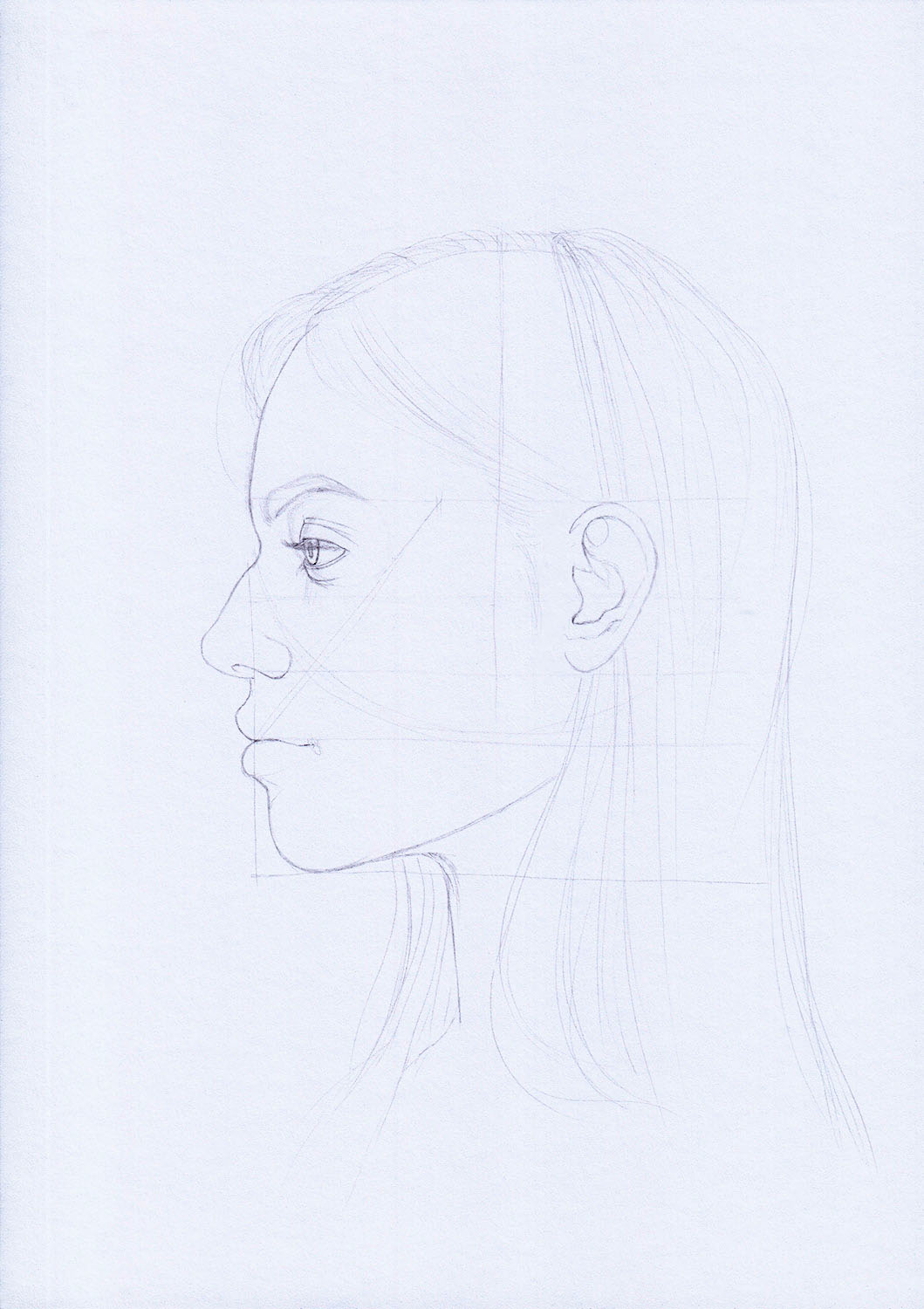 Side Profile Drawing: Sketch
