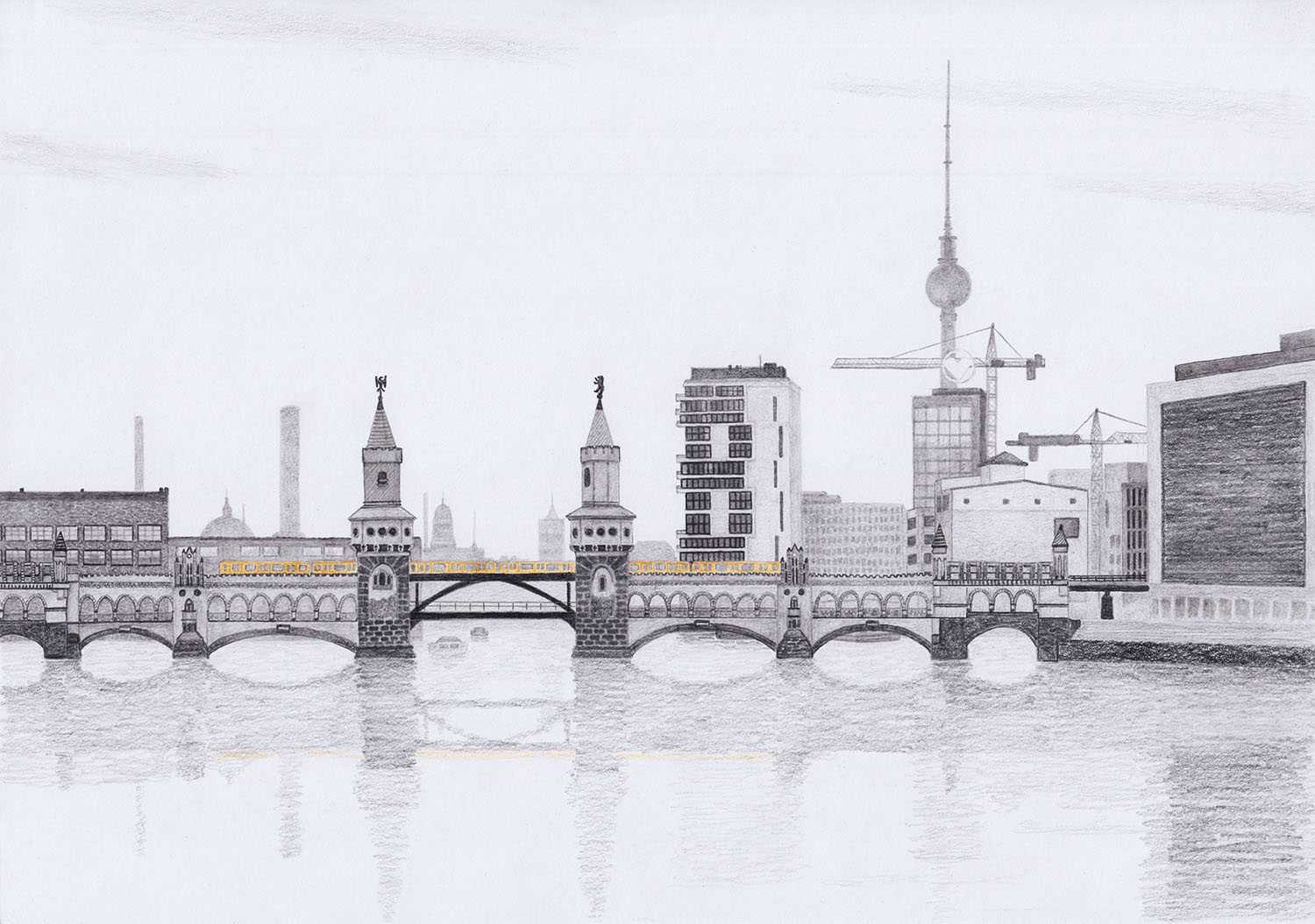 Stadt zeichnen (Beispiel Berlin)