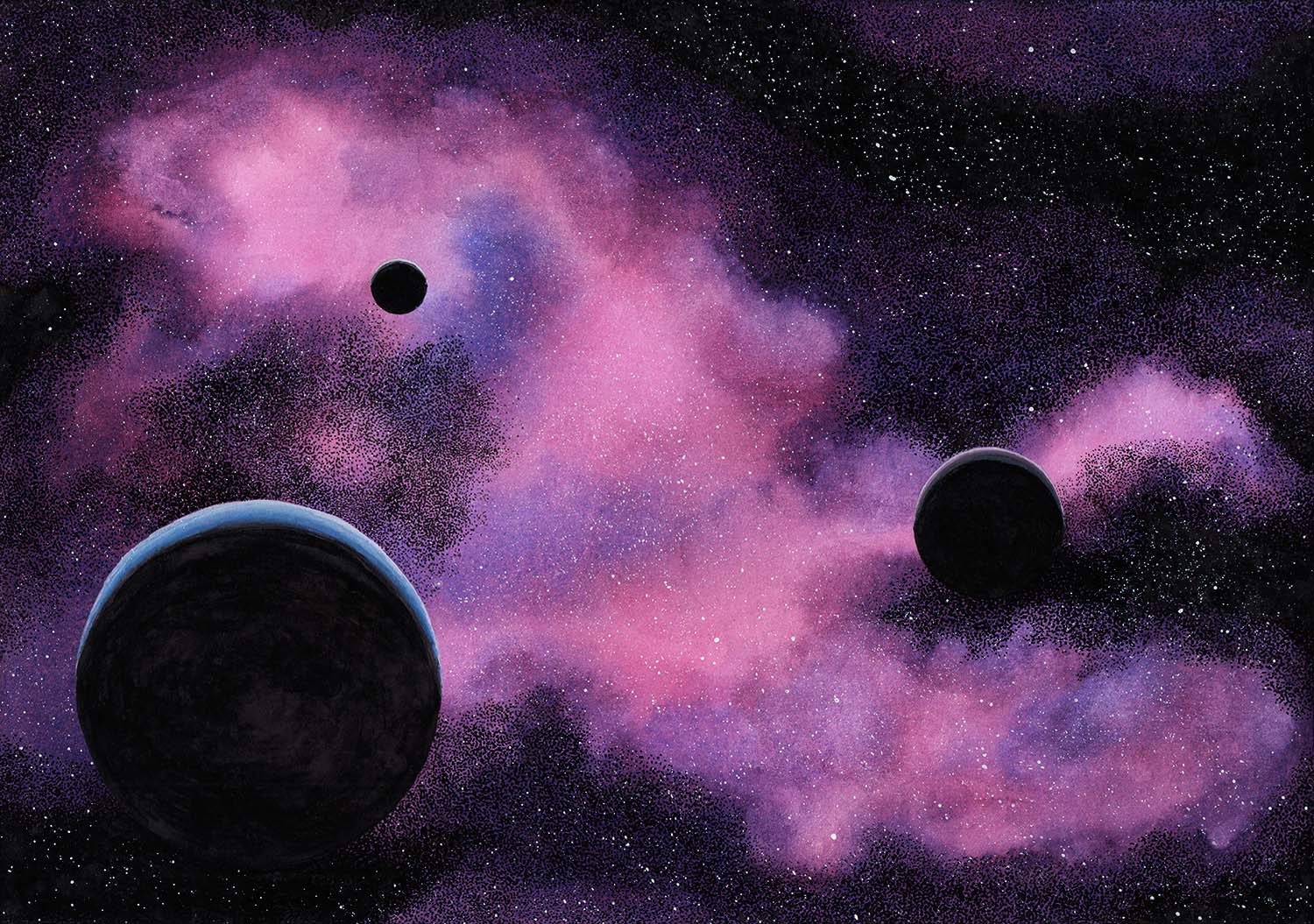 Painting Space: Let's Explore the Universe!