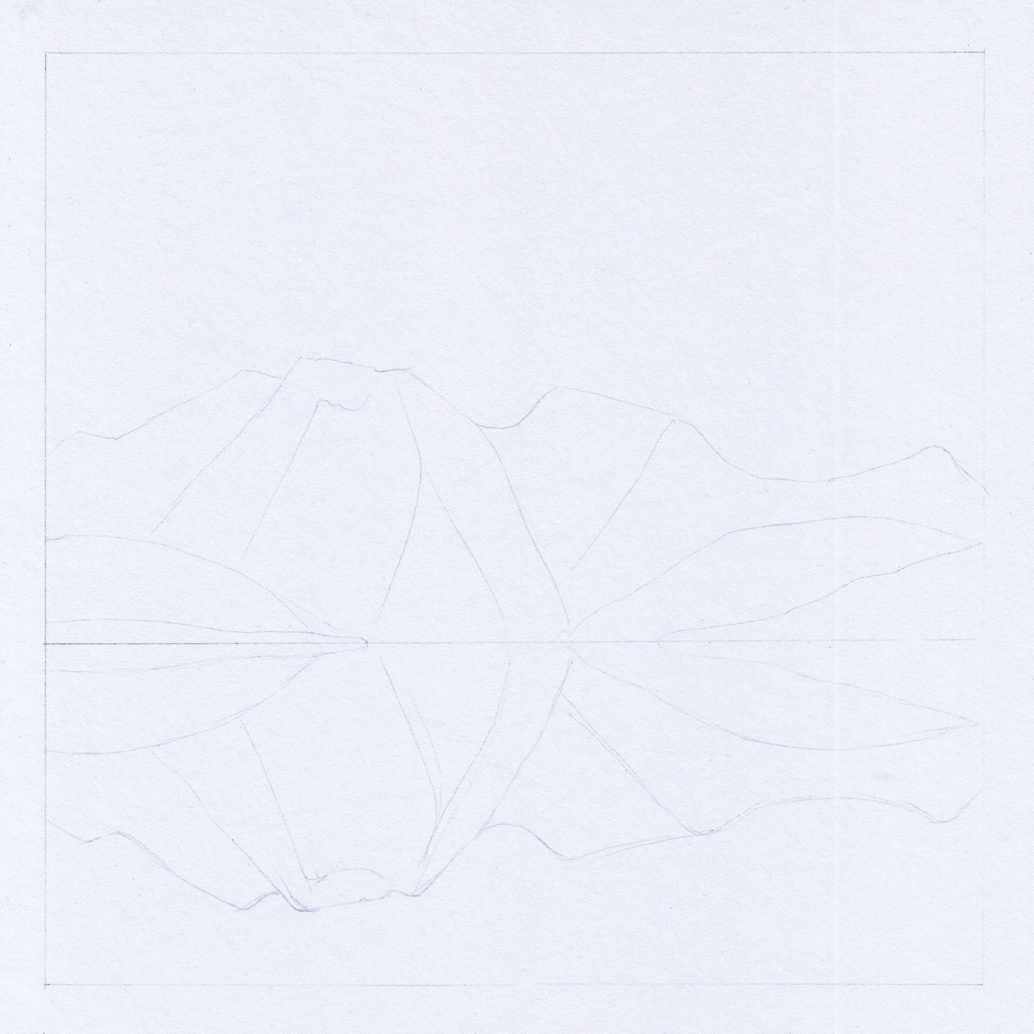 Drawing Reference: Mountains in Bavaria